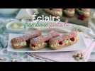 &Eacute;clairs &agrave; la cr&egrave;me de pistache et aux framboises - Label : Ptitchef FR Cloud - Category : Cuisine
