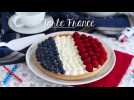 Tarte france bleu blanc rouge
