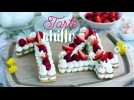 Tarte chiffres ou number cake