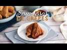 Samoussas de cr&ecirc;pes aux pommes caram&eacute;lis&eacute;es - Label : Ptitchef FR Cloud - Category : Cuisine