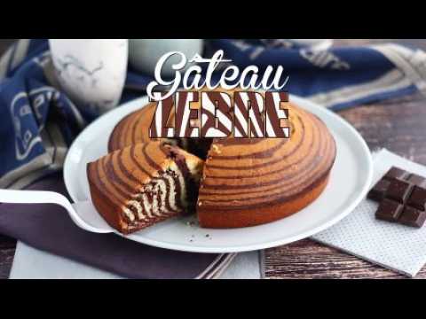 Gâteau zèbre, le marbré exotique (marbré italien)