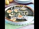 Quiche aux épinards et au fromage de chèvre