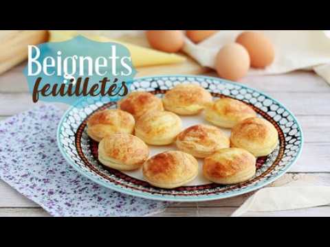 Beignets feuilletés à la vanille