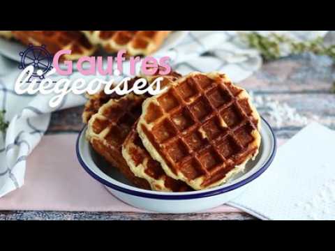 Gaufres liégeoises traditionnelles