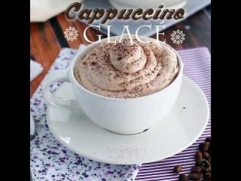 Cappuccino glacé, un dessert délicieux au café