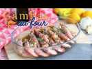 Gambas au four &agrave; l'ail et aux herbes - Label : Ptitchef FR Cloud - Category : Cuisine