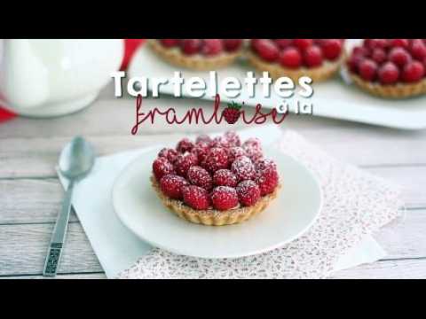 Tartelettes aux framboises très facile et rapide