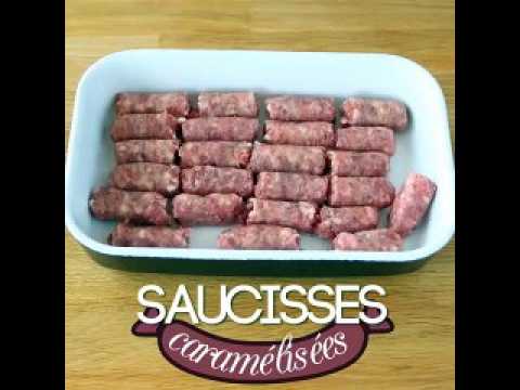 Saucisses caramélisées pour l'apéro