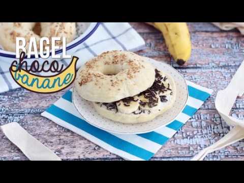 Bagel choco banane