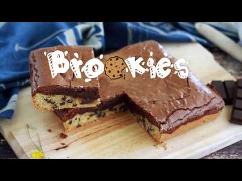 Gâteau cookie et brownie parfait pour le goûter!