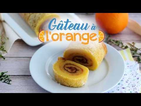 Gâteau roulé à l'orange portugais - torta de laranja