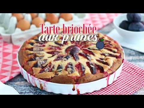 Tarte briochée aux prunes