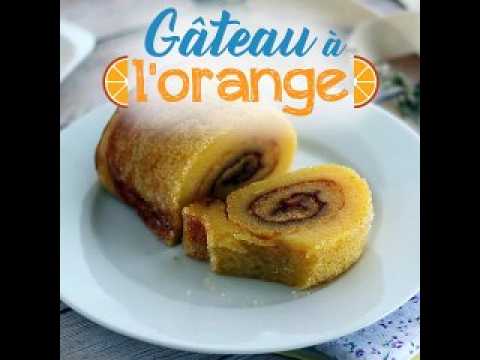 Gâteau roulé à l'orange portugais - torta de laranja