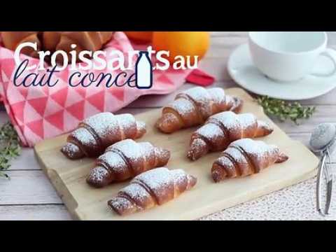 Croissants au lait concentré