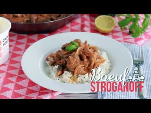 Bœuf stroganoff facile et rapide