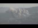 Smoke billows after Israel, Hezbollah exchange fire