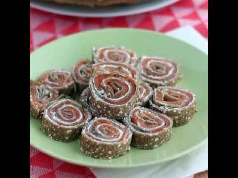 Roulés de sarrasin au saumon