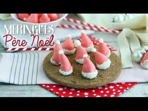 Meringues bonnets de père noël
