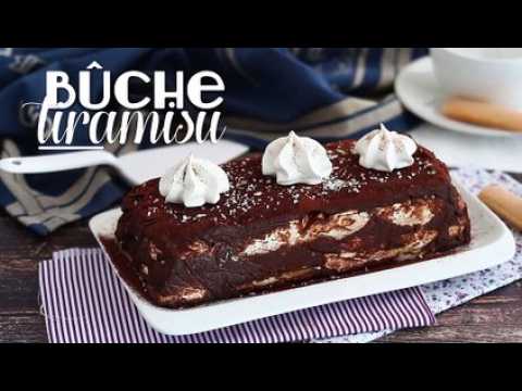 Bûche tiramisu (expliquée pas à pas)