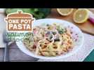 One pot pasta - tagliatelles au saumon et brocolis