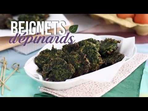 Beignets d'épinards faciles