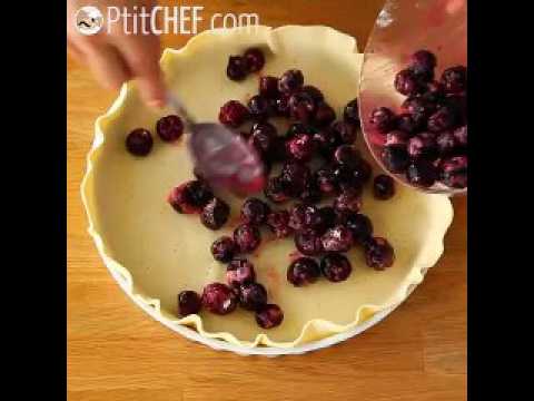 Tarte feuilletée à la cerise