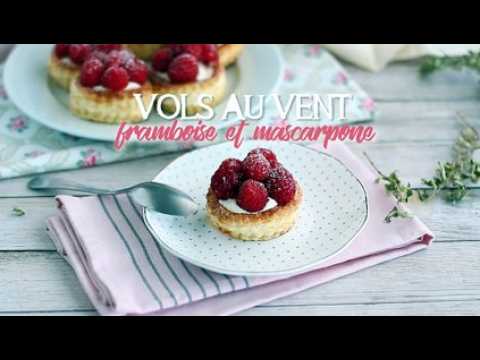 Vols au vent framboises et mascarpone