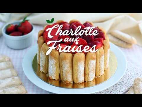 Charlotte aux fraises facile et rapide