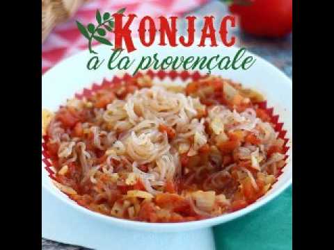 Spaghettis de konjac à la provençale
