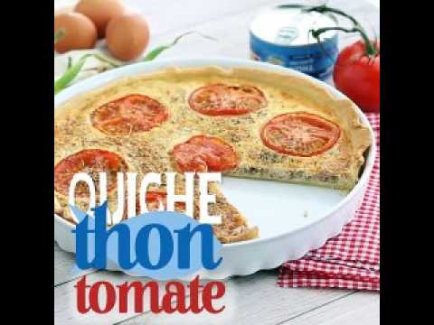 Quiche au thon et à la tomate