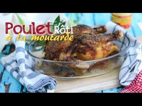 Poulet en croûte de moutarde et herbes de provence