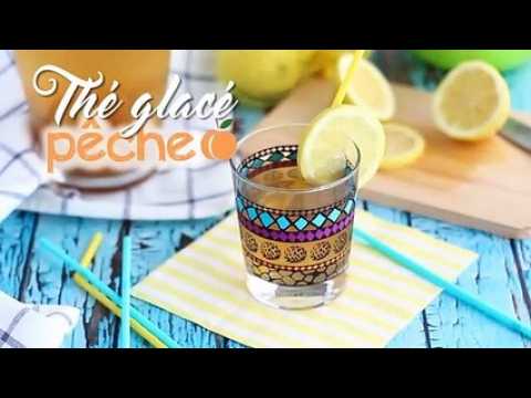 Thé glacé à la pêche fait maison