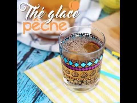 Thé glacé à la pêche fait maison