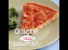 Quiche au saumon facile et rapide