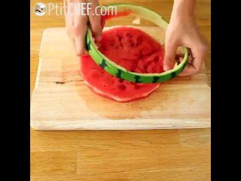 Rubik's cube de fruits, la salade de fruits design