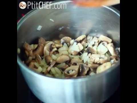 Risotto de quinoa aux champignons
