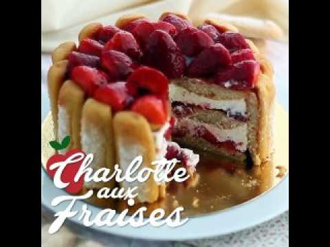 Charlotte aux fraises facile et rapide