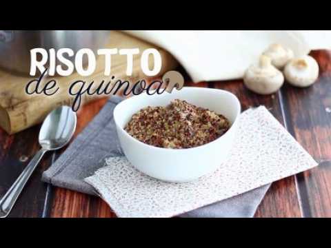 Risotto de quinoa aux champignons
