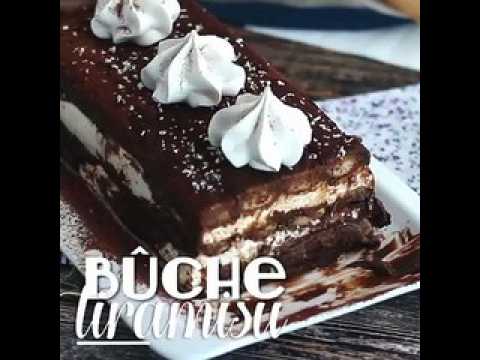 Bûche tiramisu (expliquée pas à pas)