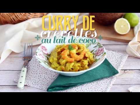 Curry de crevettes au lait de coco express
