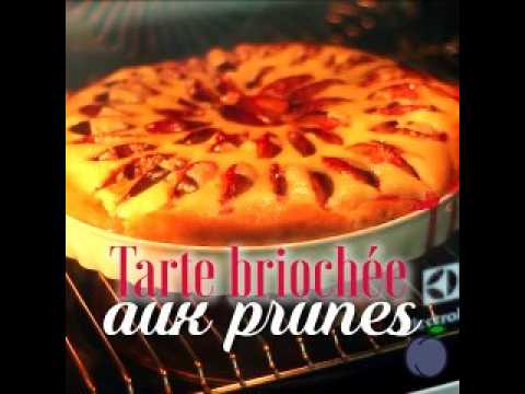 Tarte briochée aux prunes
