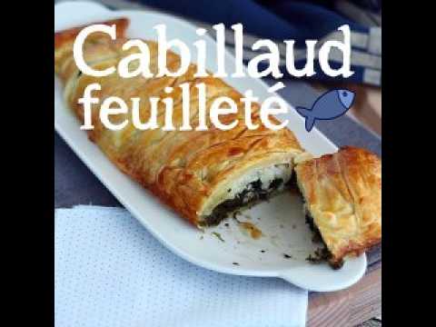 Poisson en croûte feuilletée aux épinards et fromage mozzarella