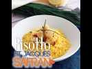 Risotto de noix de st jacques au safran