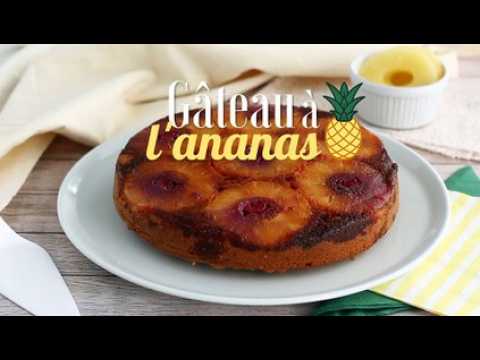 Gâteau renversé à l'ananas facile