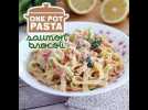One pot pasta - tagliatelles au saumon et brocolis - Label : Ptitchef FR Cloud - Category : Cuisine