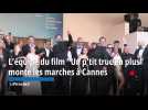 L'équipe du film Un p'tit truc en plus monte les marches à Cannes