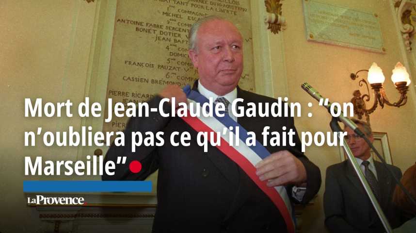 VIDEO. Mort de Gaudin : "Personnage de Pagnol", "il laisse une trace"... premières réactions autour du Vieux-Port