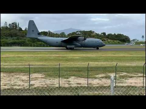 Australian plane lands in New Caledonia to evacuate tourists