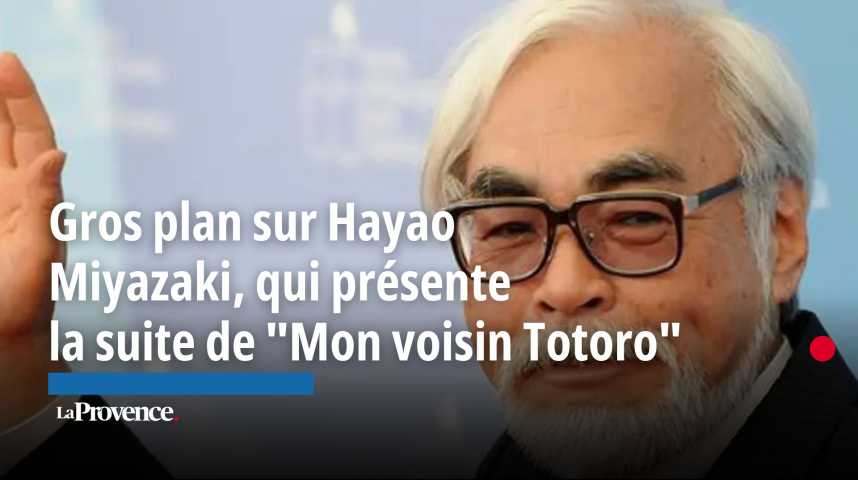 VIDEO. Festival de Cannes : gros plan sur Hayao Miyazaki, star du film d'animation