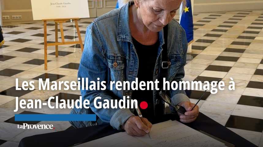 VIDÉO. Les Marseillais écrivent un dernier hommage à Jean-Claude Gaudin